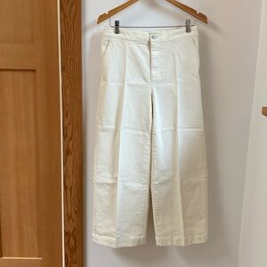 Oak & Fort Wide Leg Crop Pant